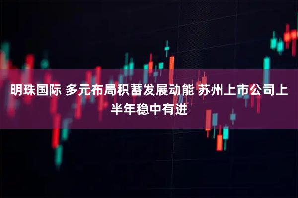 明珠国际 多元布局积蓄发展动能 苏州上市公司上半年稳中有进