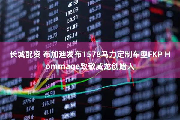 长城配资 布加迪发布1578马力定制车型FKP Hommage致敬威龙创始人